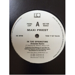 Maxi Priest In The Springtime (Extended Remix) USED VINYL 12INCH PROMO