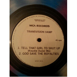 Transvision Vamp Tell That Girl To Shut Up USED VINYL 12INCH PROMO