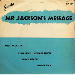 The Milt Jackson Quartet Mr Jackson's Message USED VINYL 7INCH 45 RPM EP