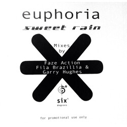 Euphoria (5) Sweet Rain (Remixes) USED VINYL 12INCH PROMO WHITE LABEL