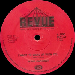 Boris Gardiner I Want To Wake Up With You USED VINYL 12INCH 45 RPM