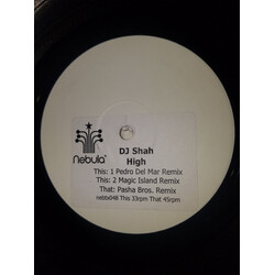 DJ Shah High USED VINYL 12INCH 33 S RPM 45 RPM WHITE LABEL
