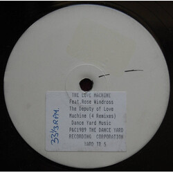 Love Machine (3) The Deputy Of Love Machine (Remixes) USED VINYL 12INCH 33 S RPM WHITE LABEL