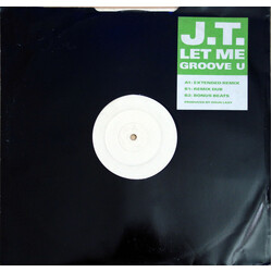 J.T. Let Me Groove U USED VINYL 12INCH WHITE LABEL