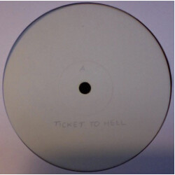 Point Blank (7) Ticket To Hell / Fire On Ice USED VINYL 12INCH PROMO WHITE LABEL