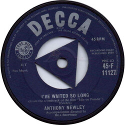 Anthony Newley I've Waited So Long USED VINYL 7INCH 45 RPM SINGLE