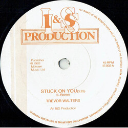Trevor Walters Stuck On You USED VINYL 7INCH 45 RPM SINGLE