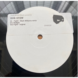 Rob Stow Fight USED VINYL 12INCH 33 S RPM 45 RPM WHITE LABEL