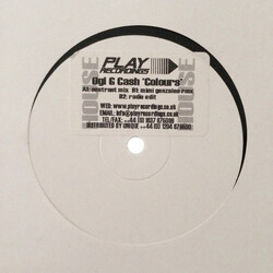 Ogi Gee Cash Colours USED VINYL 12INCH WHITE LABEL