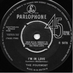 The Fourmost I'm In Love USED VINYL 7INCH 45 RPM SINGLE