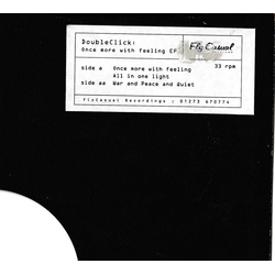 Doubleclick Once More With Feeling EP USED VINYL 12INCH WHITE LABEL