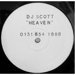 DJ Scott Heaven USED VINYL 12INCH 33 S RPM PROMO WHITE LABEL