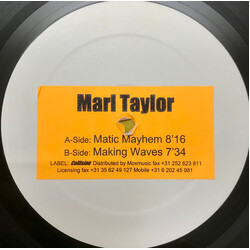 Marl Taylor Matic Mayhem / Making Waves USED VINYL 12INCH WHITE LABEL