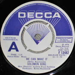 Solomon King We Can Make It USED VINYL 7INCH SINGLE PROMO
