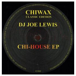 Joe Lewis Chi House EP USED VINYL 12INCH EP REISSUE