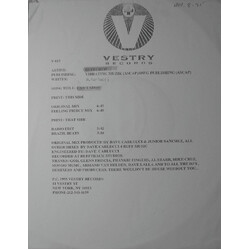 Ruffcrew Can't Stop USED VINYL 12INCH TEST PRESSING