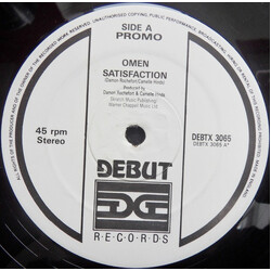 Omen (8) Satisfaction USED VINYL 12INCH PROMO