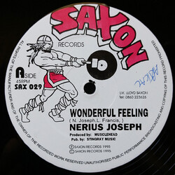 Nerious Joseph Wonderful Feeling USED VINYL 12INCH 45 RPM SINGLE