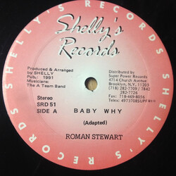 Roman Stewart Baby Why USED VINYL 12INCH 45 RPM