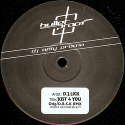 DJ Lick Just 4 You USED VINYL 12INCH PROMO