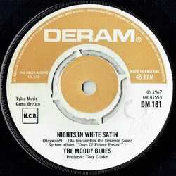 The Moody Blues Nights In White Satin USED VINYL 7INCH SINGLE REISSUE