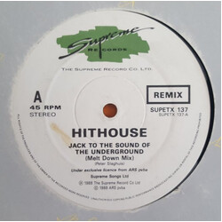 Hithouse Jack To The Sound Of The Underground (Remix) USED VINYL 12INCH 45 RPM