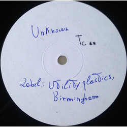Richard Turner Utility Plastics Vol. 12 USED VINYL 12INCH WHITE LABEL