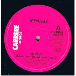 Menage (2) Memory USED VINYL 12INCH 45 RPM
