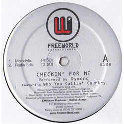 Dymond (3) Checkin' For Me USED VINYL 12INCH