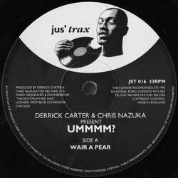Derrick Carter & Chris Nazuka Ummmm? USED VINYL 12INCH 33 S RPM