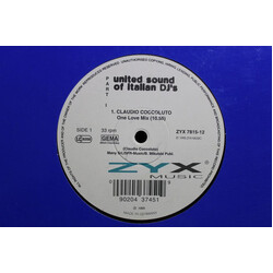 Various United Sound Of Italian DJ's Part I USED VINYL 12INCH