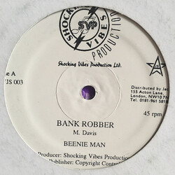 Beenie Man / Buccaneer Bank Robber / Turn Around USED VINYL 12INCH 45 RPM SINGLE