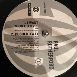 Paul Rutherford I Want Your Love USED VINYL 12INCH SINGLE PROMO