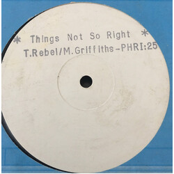 Tony Rebel / Marcia Griffiths Things Not So Right USED VINYL 12INCH WHITE LABEL