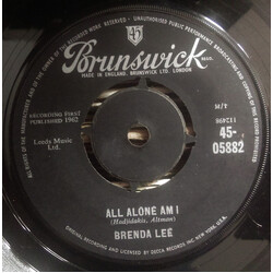 Brenda Lee All Alone Am I / Save All Your Lovin' For Me USED VINYL 7INCH 45 RPM SINGLE