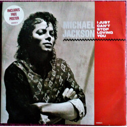 Michael Jackson I Just Can't Stop Loving You USED VINYL 12INCH 45 RPM