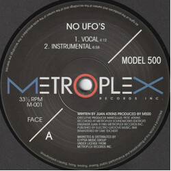 Model 500 No UFO's USED VINYL 12INCH 33 S RPM REMASTERED REPRESS