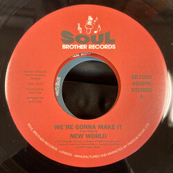 New World (7) We're Gonna Make It / Help The Man Vinyl USED