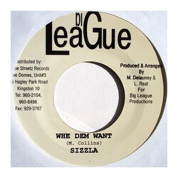Sizzla / Ninja Kid / Bajie Man Whe Dem Want / Who De Gal Dem Inna USED VINYL 7INCH 45 RPM