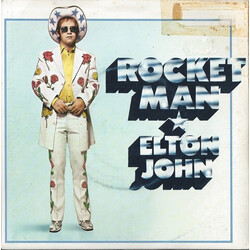 Elton John Rocket Man (I Think It's Going To Be A Long, Long Time) USED VINYL 7INCH SINGLE 45 RPM