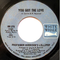 Professor Morrison's Lollipop You Got The Love / Gypsy Lady USED VINYL 7INCH 45 RPM SINGLE STYRENE
