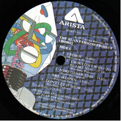 The Alan Parsons Project I Robot Vinyl LP USED
