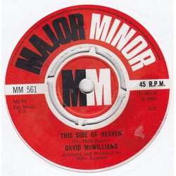 David McWilliams This Side Of Heaven USED VINYL 7INCH 45 RPM SINGLE