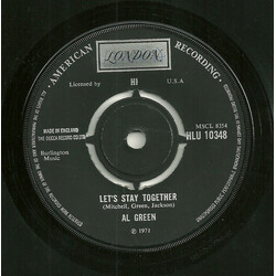 Al Green Let's Stay Together USED VINYL 7INCH 45 RPM SINGLE