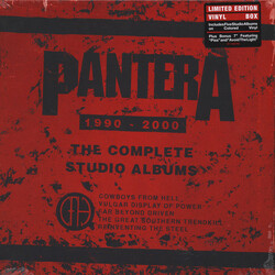 Pantera The Complete Studio Albums 1990-2000 Vinyl 5 LP Box Set USED