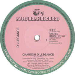 D'llegance Chanson D'llegance VINYL 12" USED