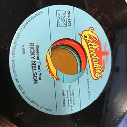 Ricky Nelson (2) Sweeter Than You / It's Late USED VINYL 7INCH 45 RPM REISSUE