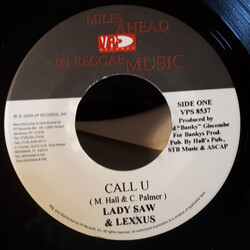 Lady Saw / Lexxus Call U USED VINYL 7INCH
