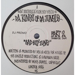 DJ Dextrous & Rude Boy Keith Da Kings Of The Jungle Part Two USED VINYL 12INCH PROMO 45 RPM
