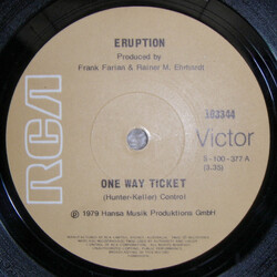 Eruption (4) One Way Ticket USED VINYL 7INCH 45 RPM SINGLE